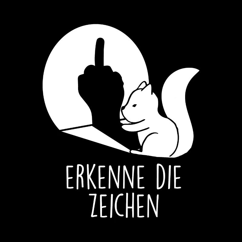 Eichhörnchen Mittelfinger Erkenne die Zeichen