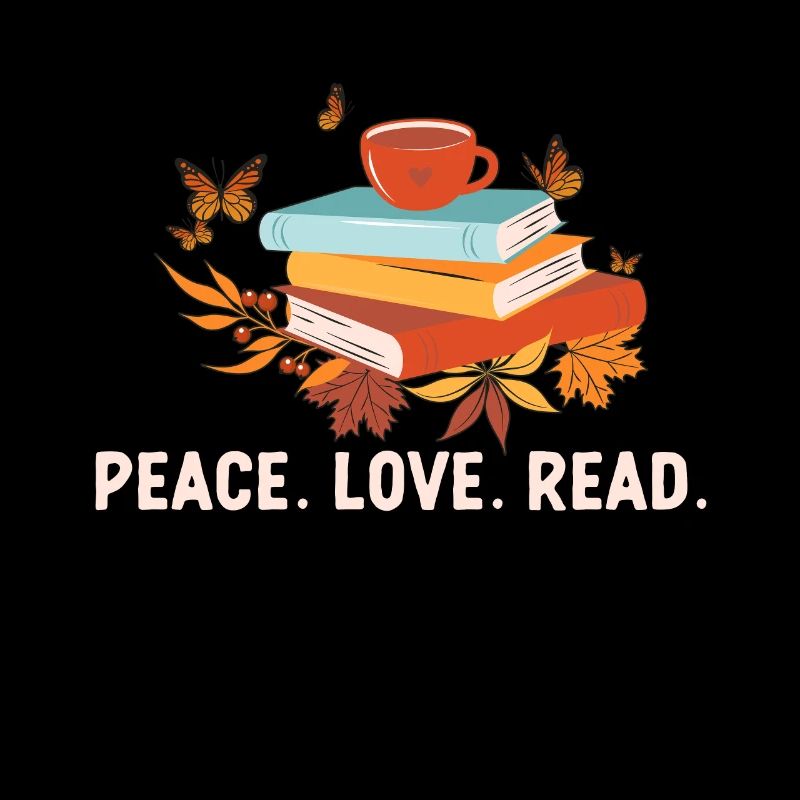 Peace Love Reading Book Lover Summer Reading