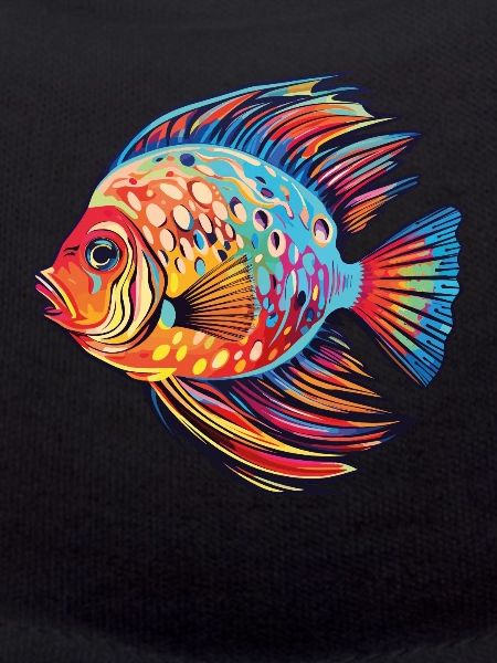 Discus fish aquarium