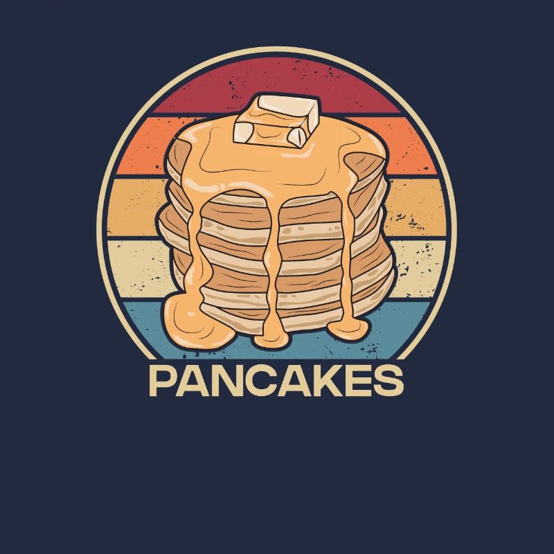 Retro Recipes Griddlecake Flapjack Lover Pancake