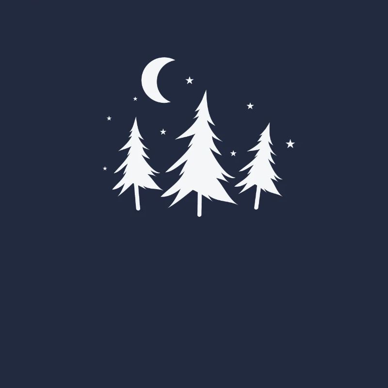 Forest at night Nature Forest Environment