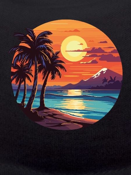 Island Tropical Beach Sunset