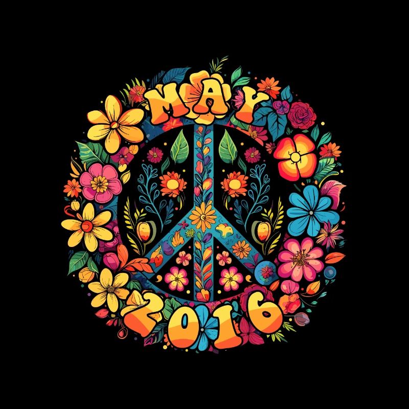 Flower Power Hippie Birthday - May 2016