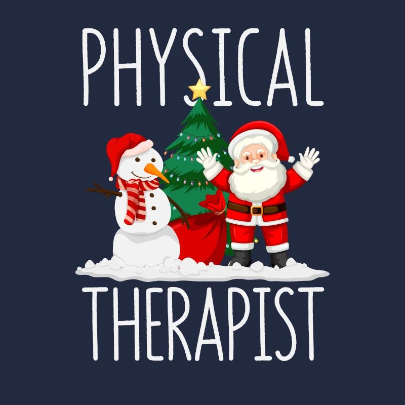 Physiotherapist PTA Christmas Tree Snowman