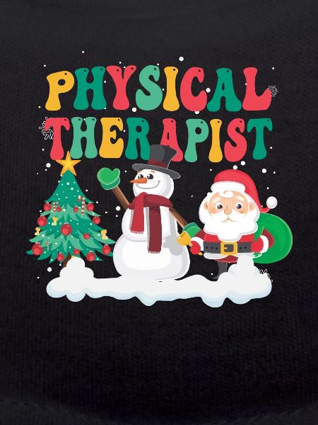 Physiotherapeutin PTA Weihnachtsbaum Schneemann