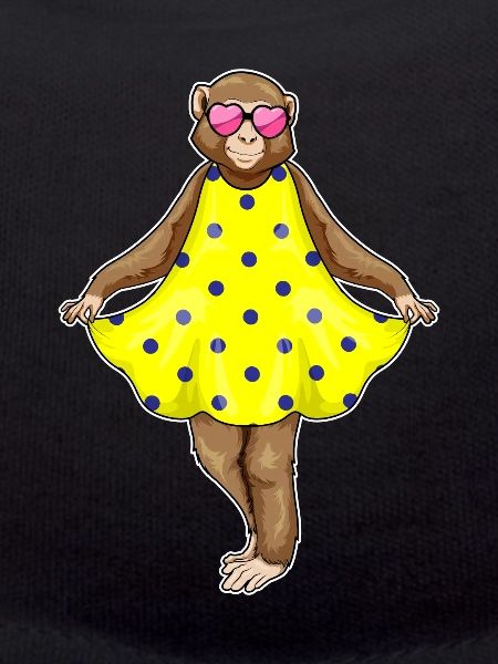 Affe Polka Dots Kleid