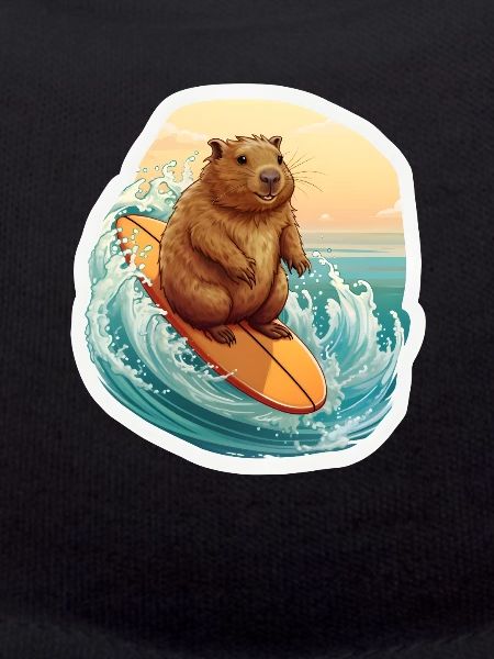 Capybara Surfeur