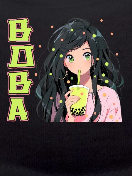 Anime et Boba Bubble Tea