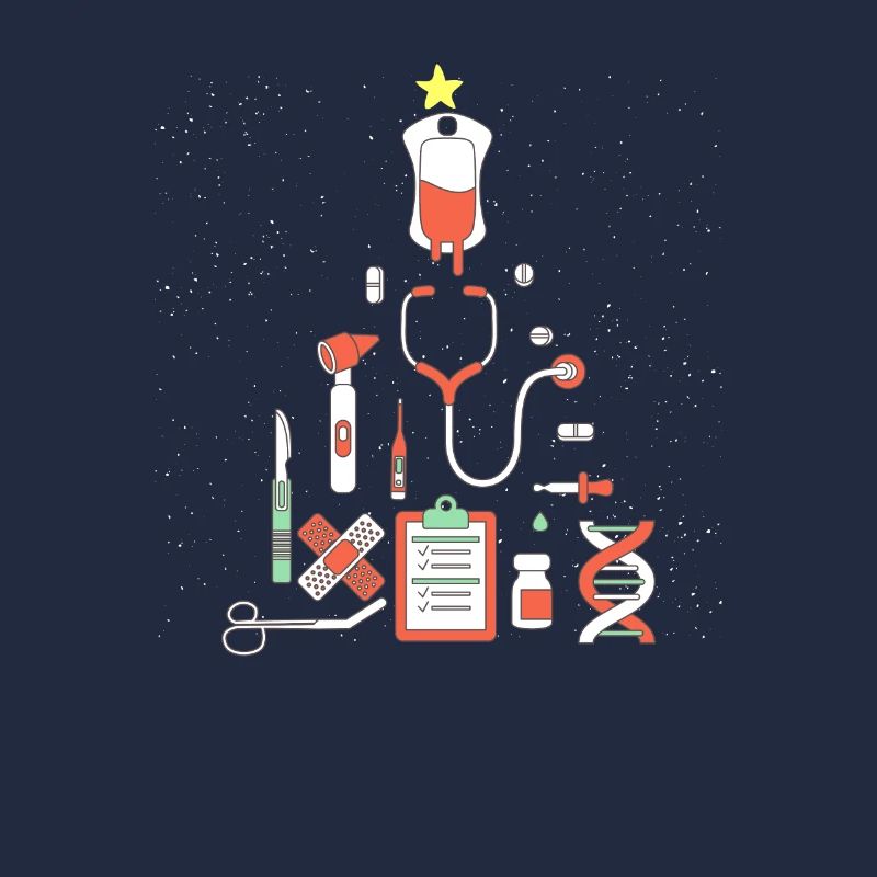 Krankenschwester Weihnachtsbaum RN Registrierte