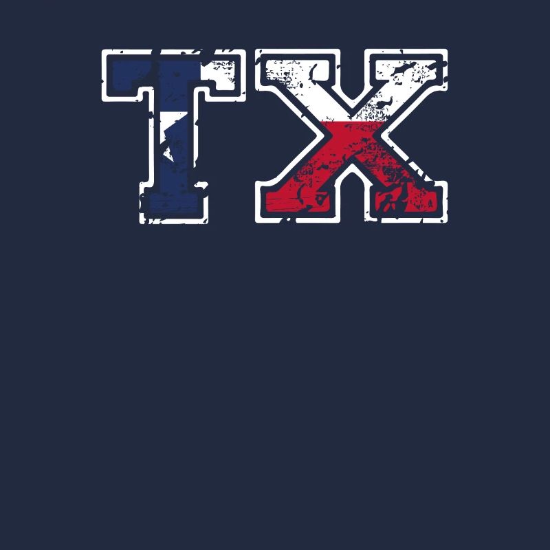 Texas Drapeau américain Noir
