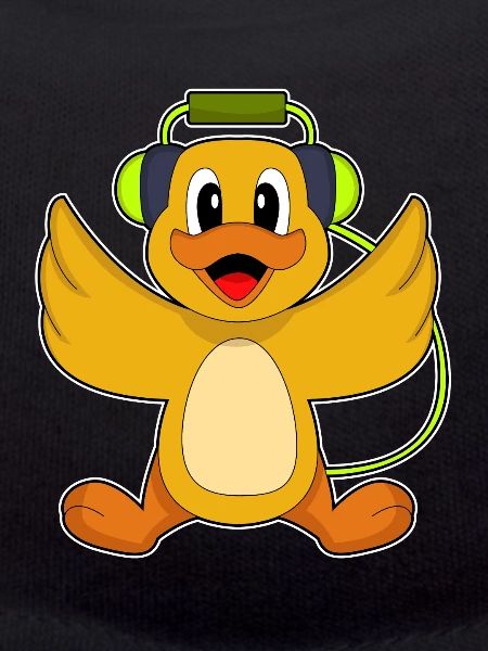 Ente Kopfhörer Musik