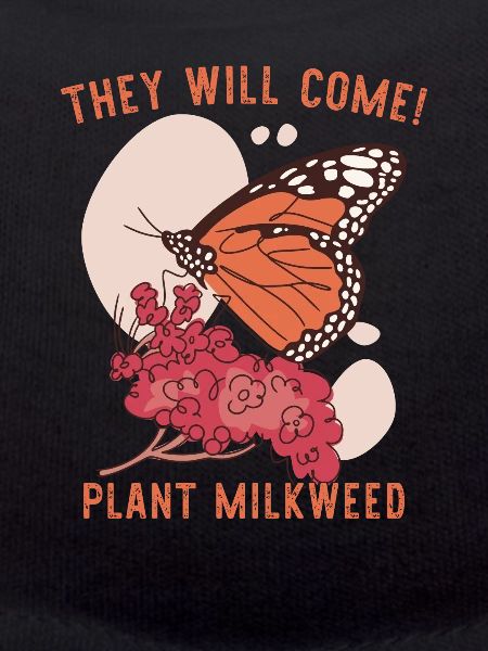 Milkweed Monarch Butterfly Shirt