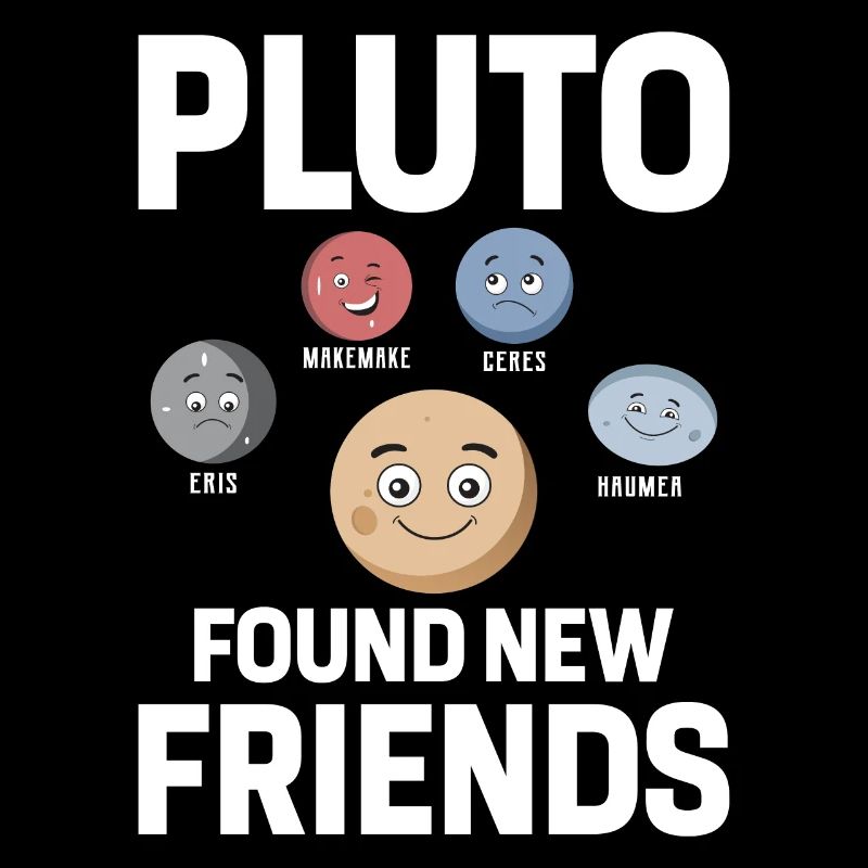 Funny Pluto Planet Solar System Science Space Nerd