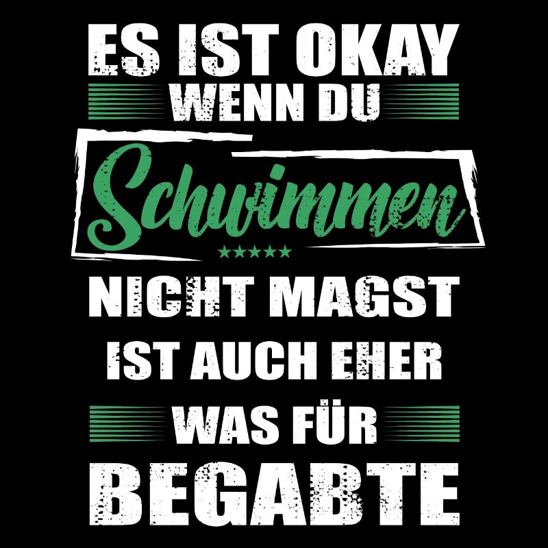 Spruch schwimmen Mann & Frau & Kinder