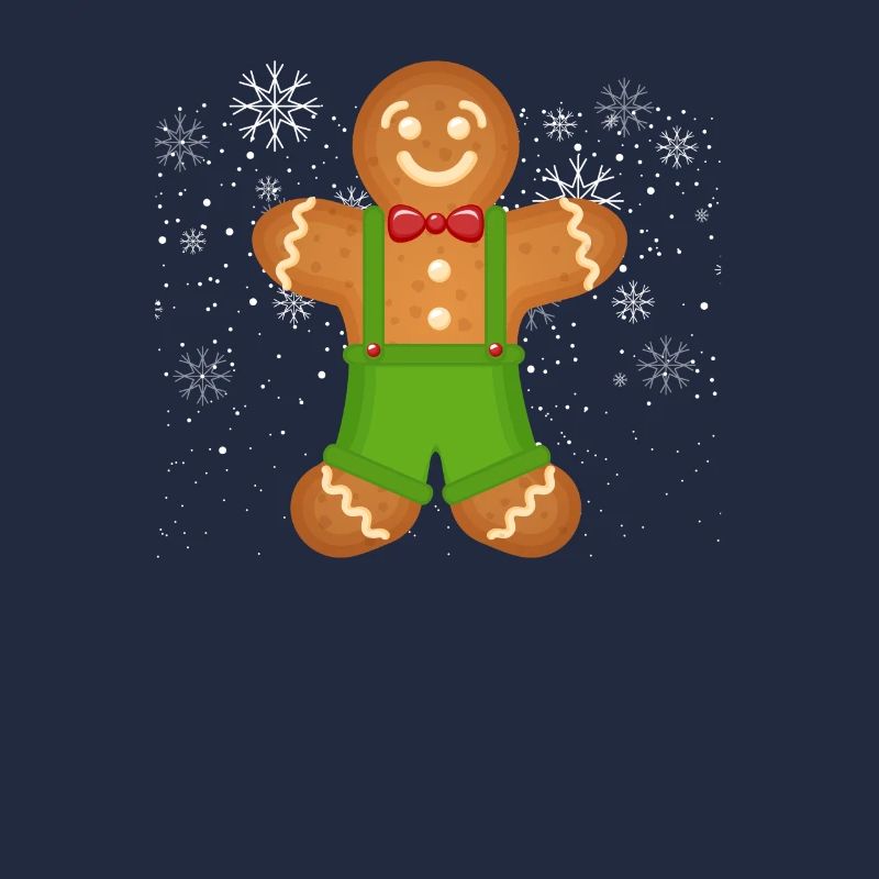 Gingerbread Man Baking Funny Christmas Cookies
