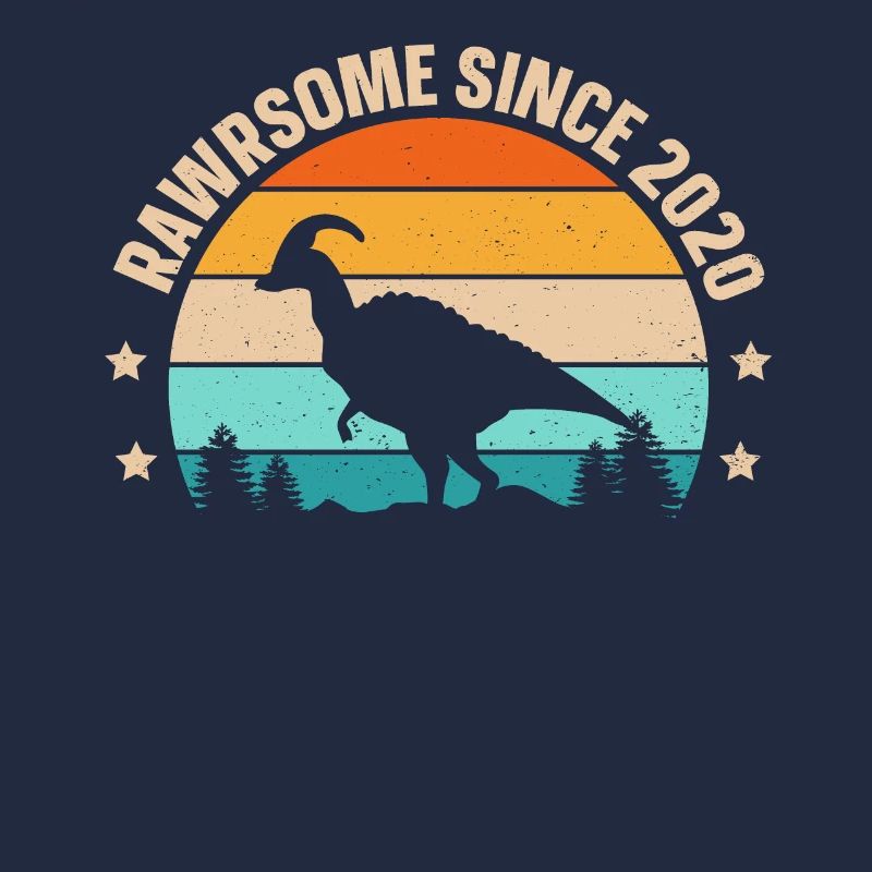 Rawrsome Since 2020 Parasaurolophus 3. Geburtstag