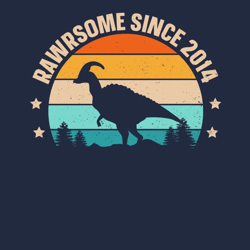 Rawrsome Since 2014 Parasaurolophus 9. Geburtstag
