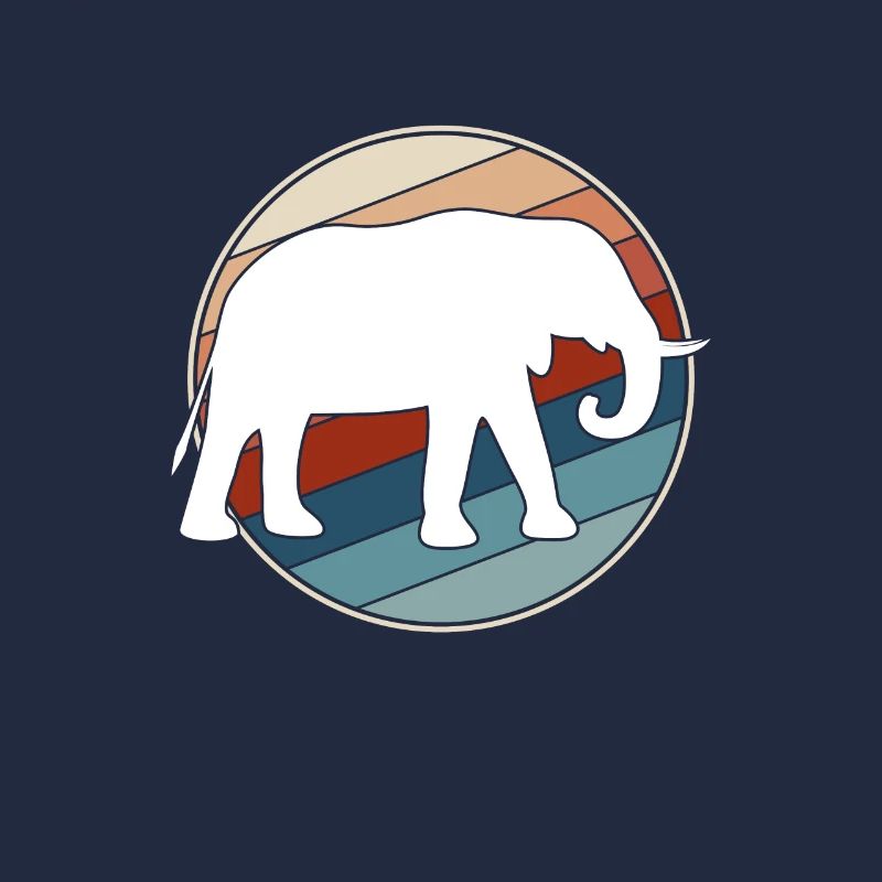 Éléphant rétro