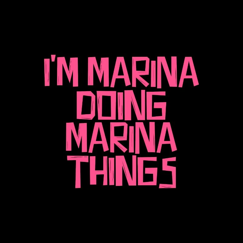 I'm Marina doing Marina things