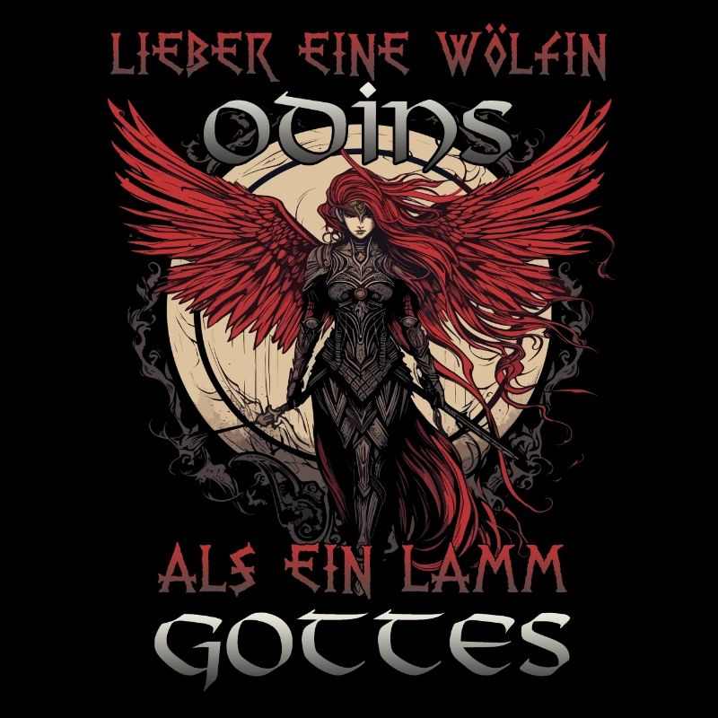 Majestueuse Valkyrie symbole de l’Ange de la Mort