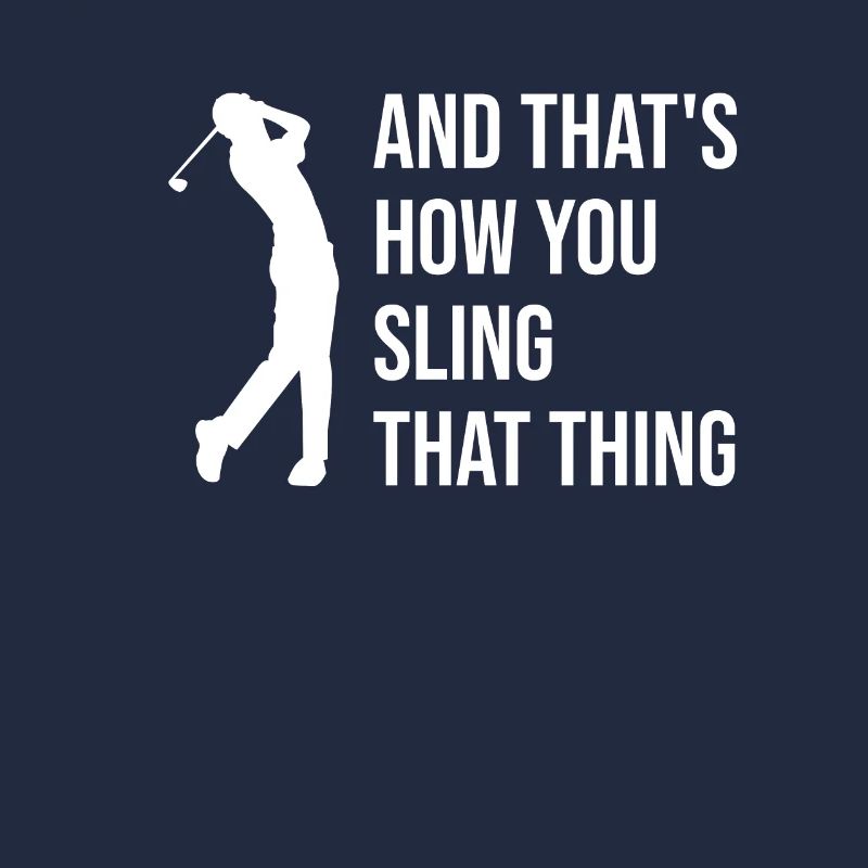 Lustiger Golf Spruch - Comment vous éliminez cette chose