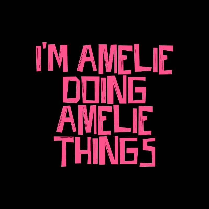 I'm Amelie doing Amelie things