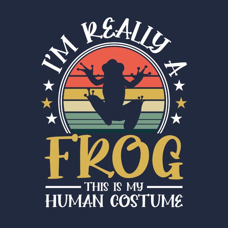 Retro Toad Vintage Im Really A Frog This Is My Hum