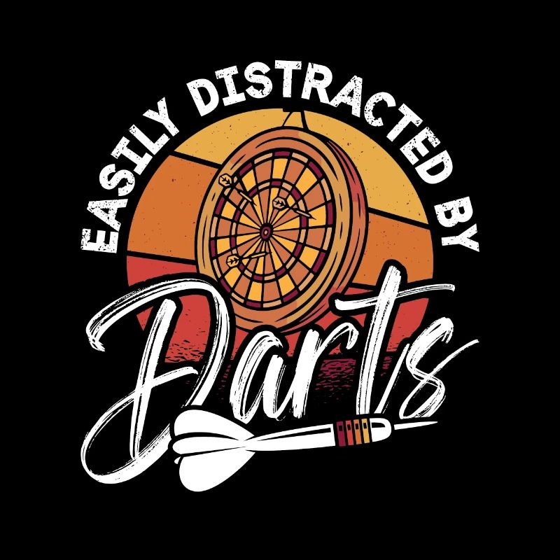 Darts Easily Distracted By Bullseye Dart Player