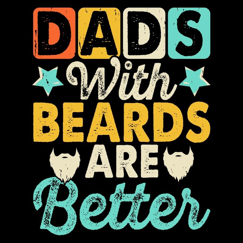 Papa avec une barbe