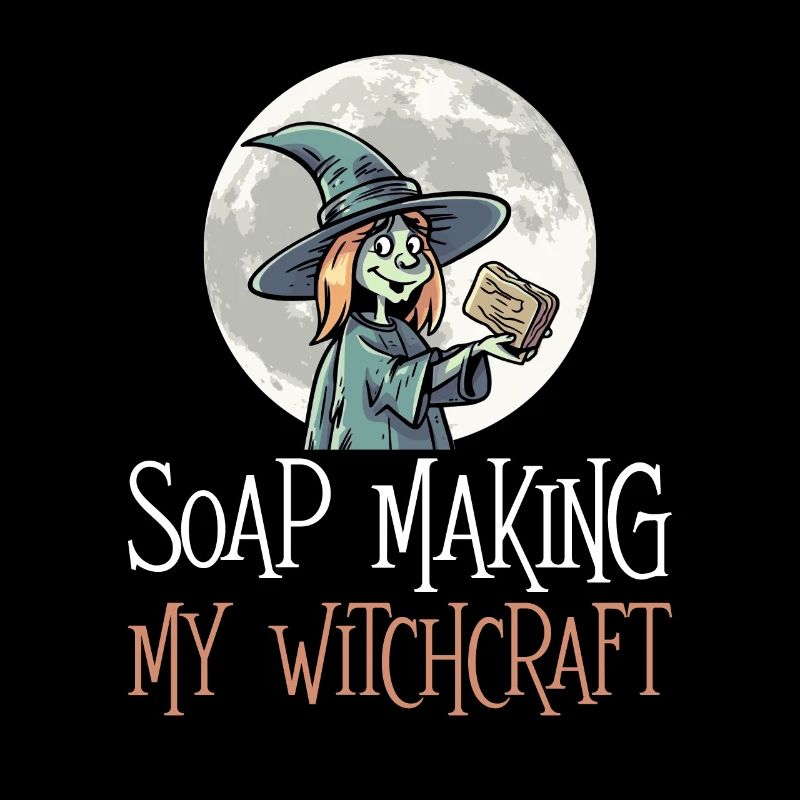 Soap making Halloween soap boiler saying