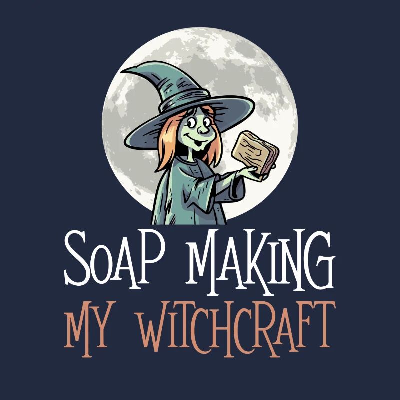 Soap making Halloween soap boiler saying