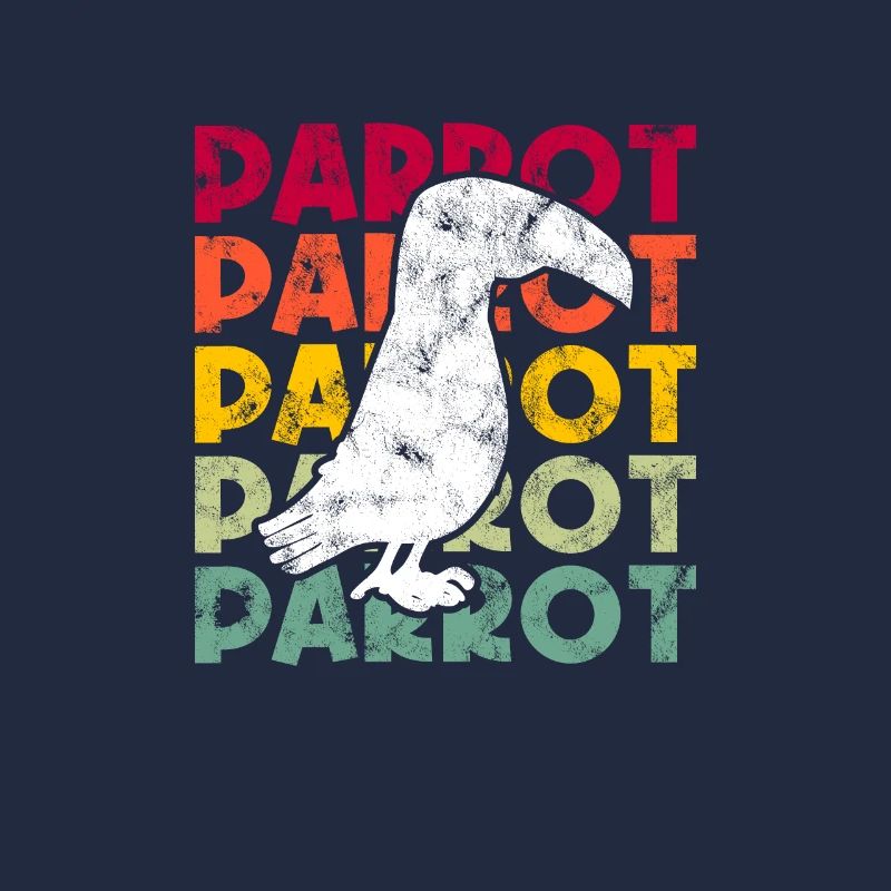 Papagei Retro
