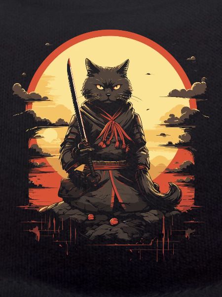 Japanese Cat Warrior