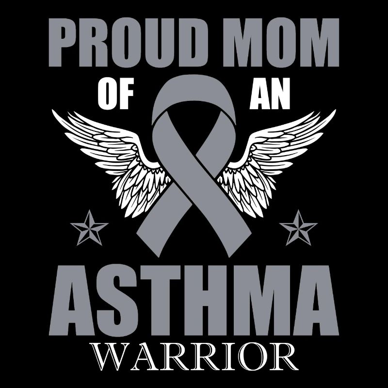 Stolze Mutter Eines Asthma-kriegers Unterstützt