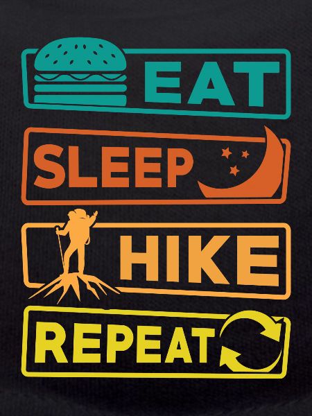 Eating, sleeping, hiking, repeating