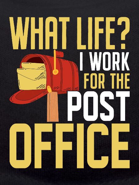 Postpostbote Lustiger Postangestellter