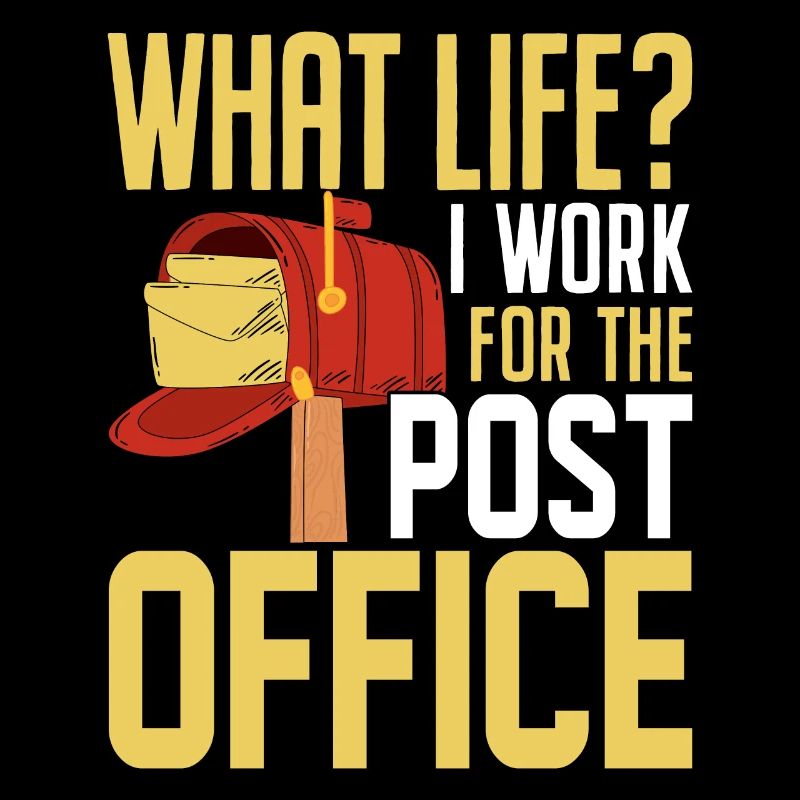 Postpostbote Lustiger Postangestellter