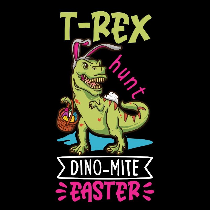 Ostern T-rex Dinosaurier Ostern Lustiger T-rex