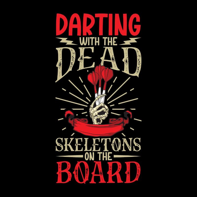Scary Darts Darts Player Dartboard Darts Board