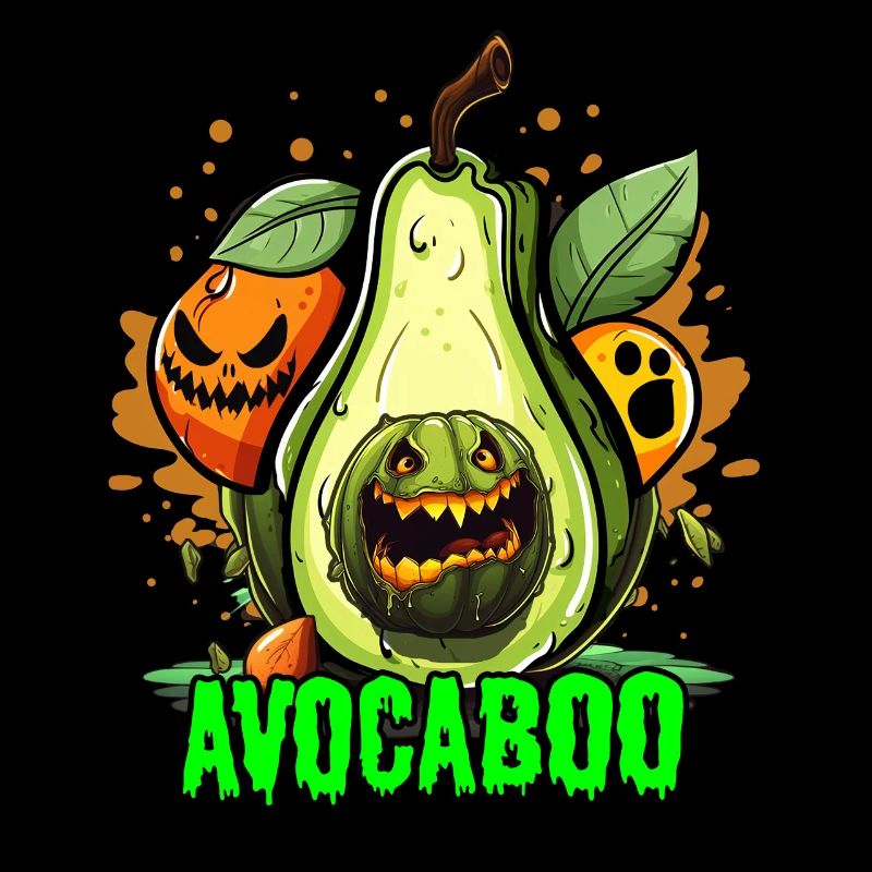 Avocado Halloween Veggie Vegetarian