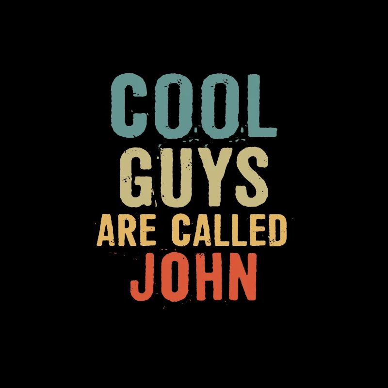 Les mecs cool s’appellent John