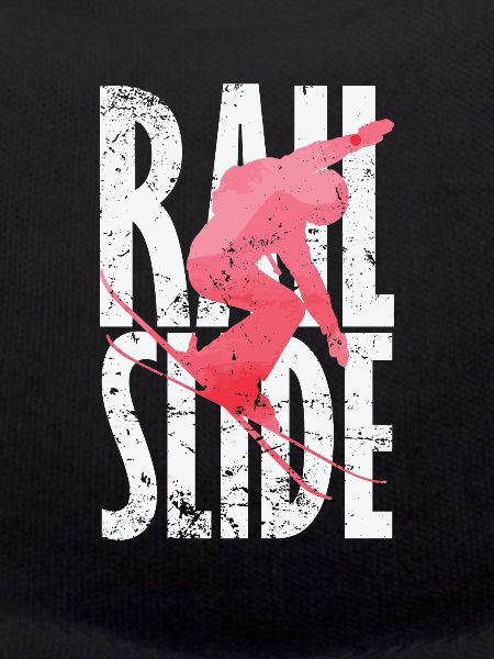 Rail Slide Skiing
