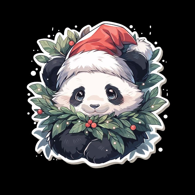 Panda Christmas Panda Pandas Panda Christmas
