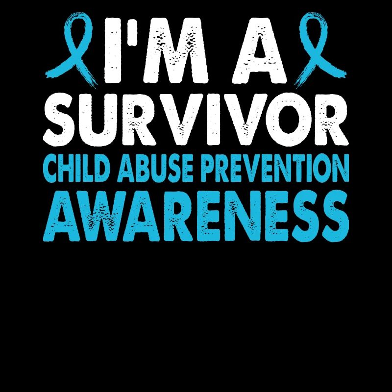 Ruban bleu du mois pour sensibiliser la population à