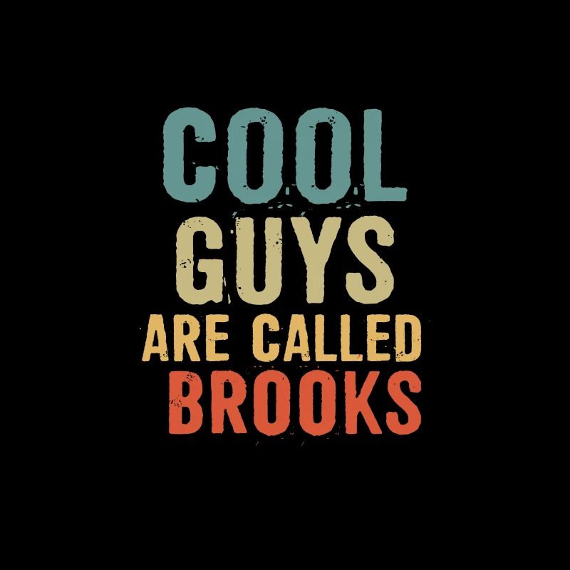 Les gars cool sont appelés brooks