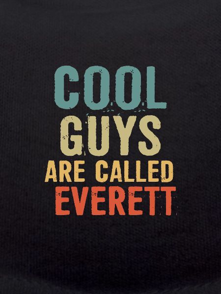 Les mecs cool s’appellent everett