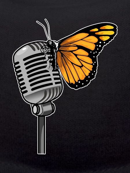 Butterfly Singer Microphone Singing