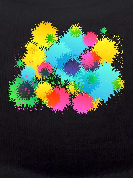 Paintball paint splash