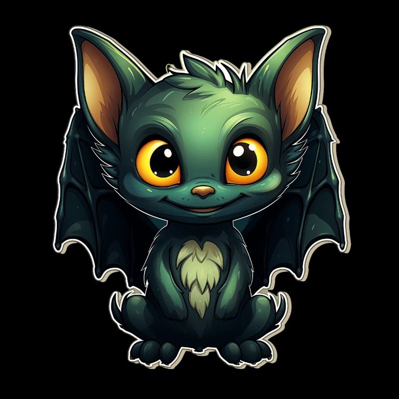 Bat Halloween I Cartoon Cute Bat