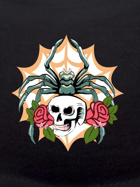 Tarantula With Skull